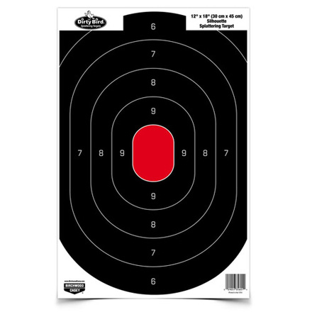 Dirty Bird 12x18" Silhouette Splattering Targets (8 Pack)