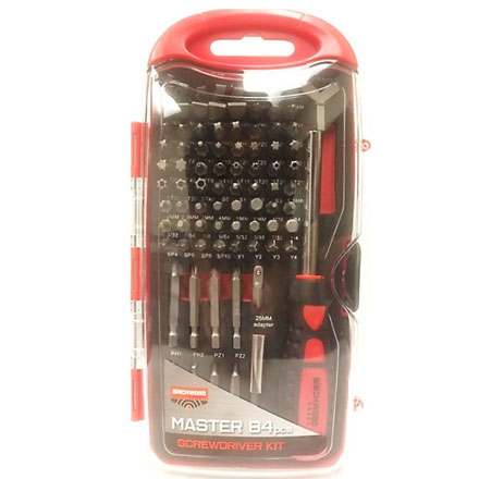 Master Screwdriver Set 84 Piece Kit