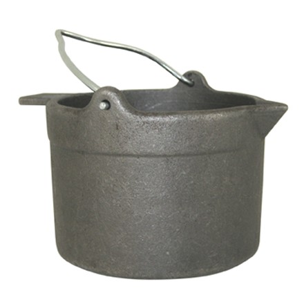 10 Lb Lead Pot Cast Iron