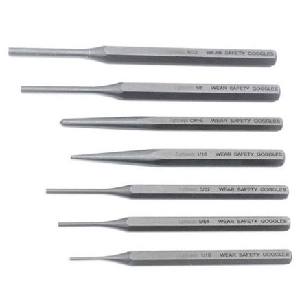 Armorer's 7 Piece Hex Punch Set