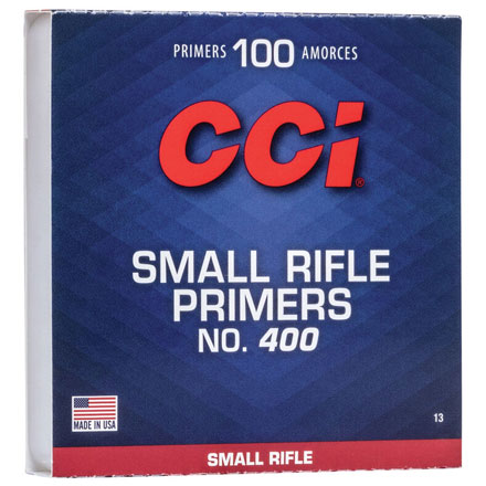 CCI #400 Small Rifle Primers 1000 Count