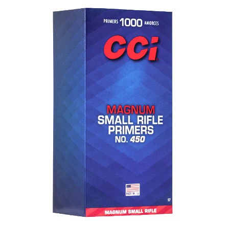 #450 Magnum Small Rifle Primer (1000 Count)