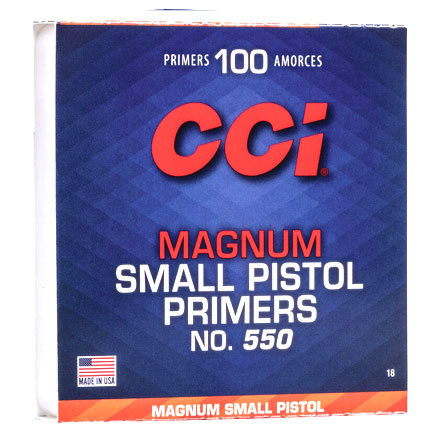#550 Magnum Small Pistol Primer (1000 Count)