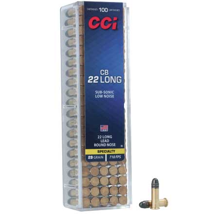 22 CB Long 29 Grain 100 Rounds