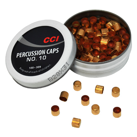 #10 Percussion Caps (1000 Count) by CCI AMMUNITION Modern non-corrosive, no...