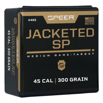 45 Caliber .451 Diameter 300 Grain Jacketed Soft Point 50 Count
