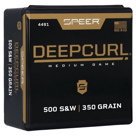 500 S&W .500 Diameter 350 Grain Deep Curl Soft Point 50 Count
