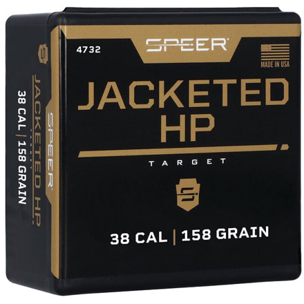 38 Caliber .357 Diameter 158 Grain Jacketed Hollow Point 450 Count