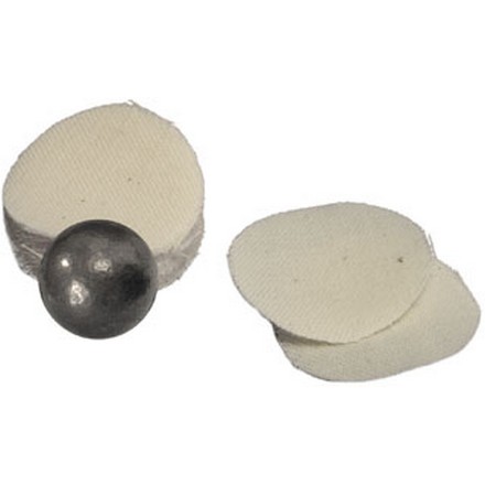 .45 & .50 Caliber Prelubricated Roundball Cotton Patches (100 Count)