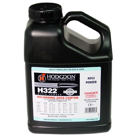 Hodgdon H322 Smokeless Powder (8 lbs)