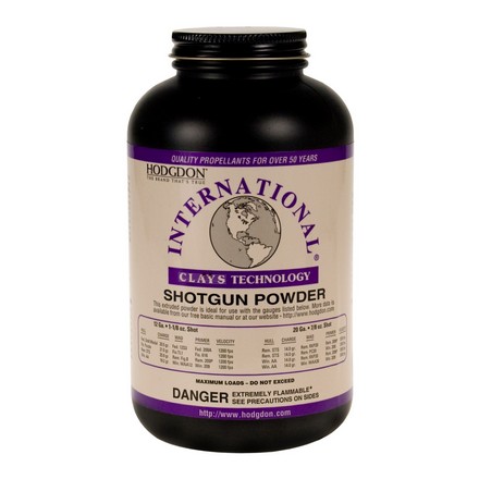 Hodgdon International Clays Smokeless Powder (14 oz)