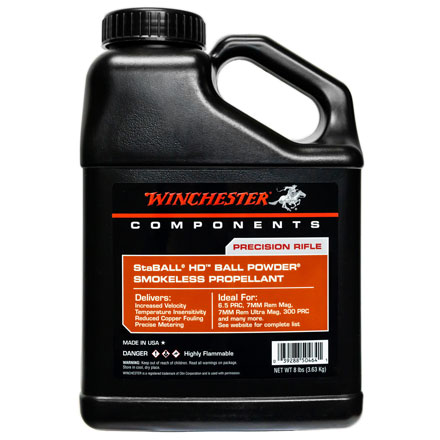 Winchester StaBALL HD Smokeless Powder 8 Lb