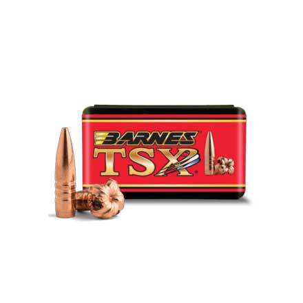 22 Caliber .224 Diameter (223 /5.56) 50 Grain Triple Shock X Bullet Flat Base 50 Count