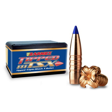 25 Caliber .257 Diameter 80 Grain Poly-Tipped TSX Triple  Shock X- Boat Tail 50 Count