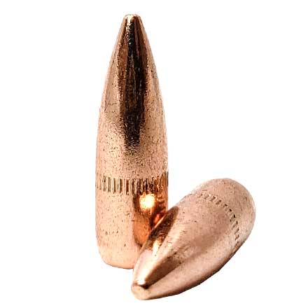 22 Caliber .224 Diameter 55 Grain FMJ Boat Tail With Cannelure 250 Count