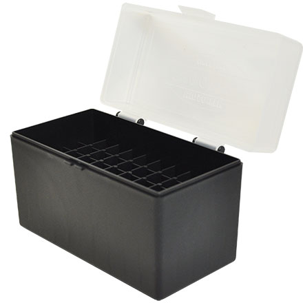 Hinged Top 50 Round Ammo Box 270/30-06 Clear with Black Base