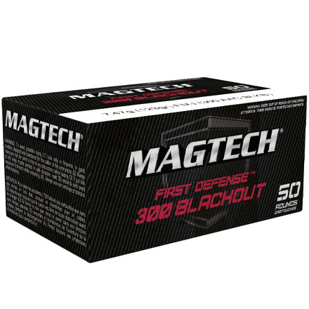 Magtech First Defense 300 Blackout 123 Grain FMJ  50 Rounds
