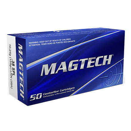 MagTech 38 Special 158 Grain Lead Round Nose 50 Rounds