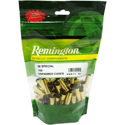 38 Special Unprimed Pistol Brass 100 Count