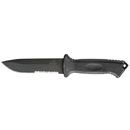 Prodigy - Fixed Blade Knife Serrated Drop Point Blade