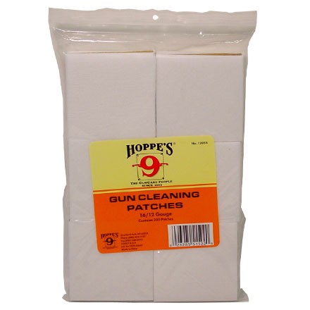 Hoppe's #5 Cleaning Patch 12-16 Gauge 300 Count