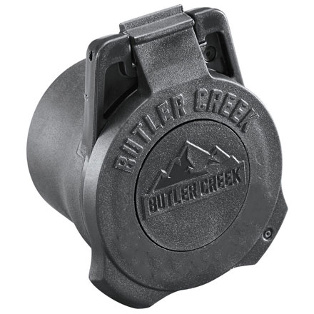 Butler Creek Element Scope Cap Objective 50mm Black , Clam