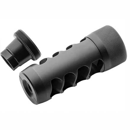 Hellfire Match Muzzle Brake 6.5mm 5/8-24 Black Nitride
