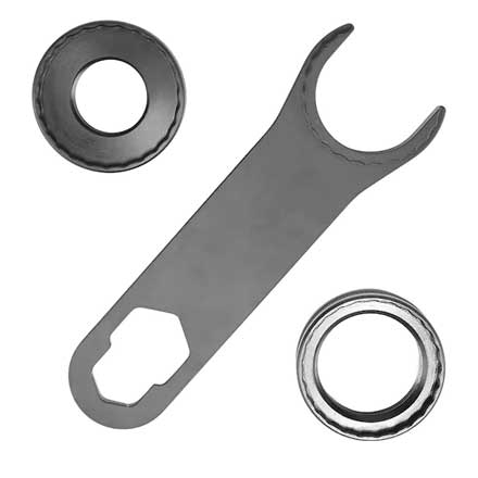 Zero Locking Die Ring 1-1/4 Inch Multi Pack (4 Rings & Die Wrench)