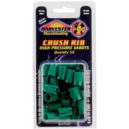 50 Caliber Crush Rib Sabots - Holds 44 Caliber Projectiles 50 Count
