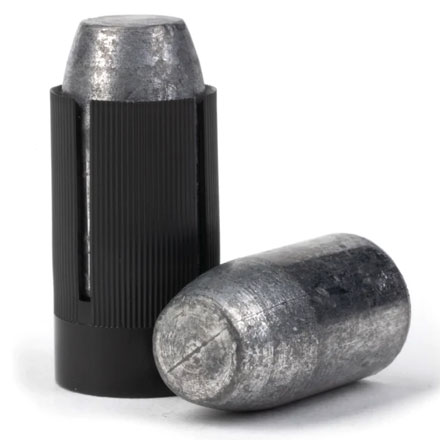 50 Caliber Crush Rib Sabots With .451 Diameter 330 Grain Hard Cast Flat Nose Bullet 20 Count
