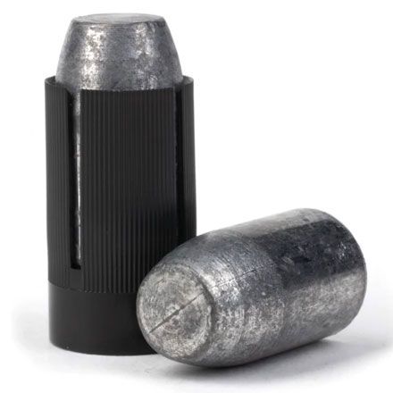 50 Caliber Crush Rib Sabots With .451 Diameter 400 Grain Hard Cast Flat Nose Bullet 20 Count