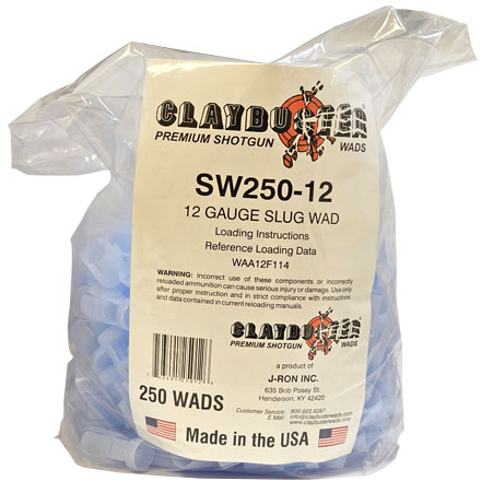 12 Gauge Slug Wad 250 Count