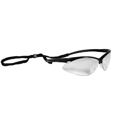Outback Shooting Glasses Clear Lens Black Frame