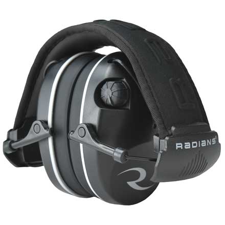 R-Series R-3200 Dual Mic Black and Gray Earmuff