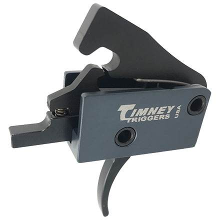 The Impact AR Trigger For AR-15 With Curved Trigger Face Factory Set 3-4 LB Pull