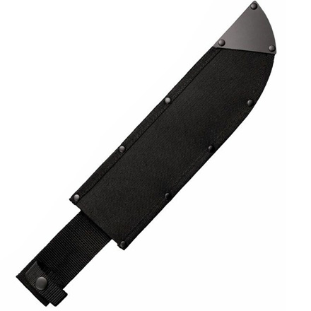 Tanto Machete 23 5/8" Overall 18" Carbon Steel Black Anti Rust Blade with Long Handle