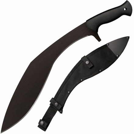Royal Kukri Machete 20 3/4" Overall Carbon Steel Blade Black Matte