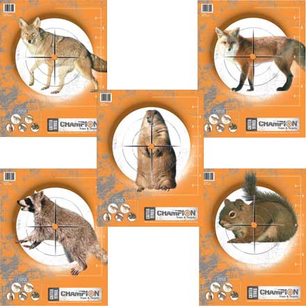 Champion Critter Series Targets 10 Pack