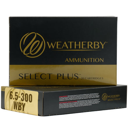 6.5-300 Weatherby 127 Grain Barnes LRX 20 Rounds