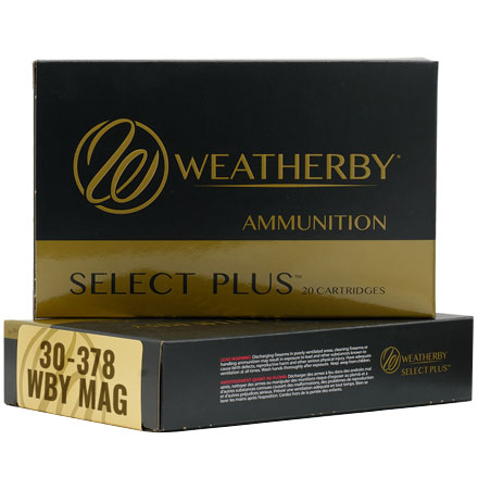 30-378 Weatherby Mag 195 Grain Hammer Custom 20 Rounds