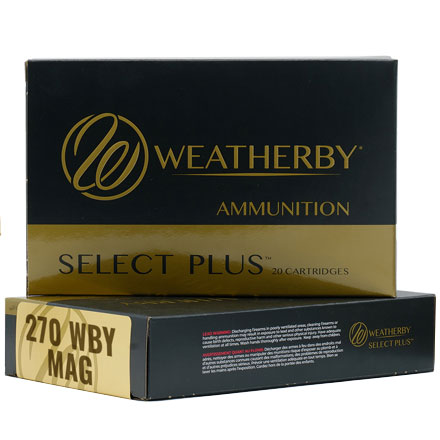 270 Weatherby Magnum 150 Grain Nosler Partition 20 Rounds