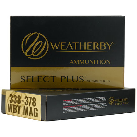 338-378 Weatherby Magnum 250 Grain Nosler Partition 20 Rounds