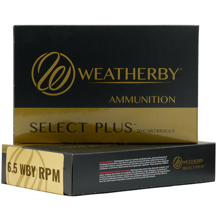 6.5 RPM Weatherby 140 Grain Nosler ACB 20 Rounds