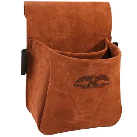 Trap/Skeet Shooter Suede Leather Shell Bag