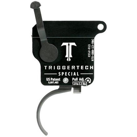 Remington 700 Special Curved Single Stage Trigger With Bolt Release Safety Black Finish 1-3.5lb Pull