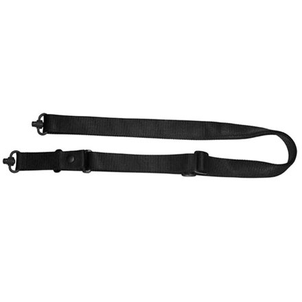 Three Point Tactical Sling with Quick Detach Swivels 1.25" Nylon Black