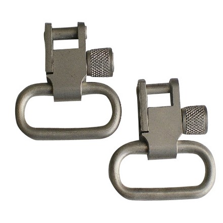 1" Pair Nickel Locking Swivels for Any Standard Sling Swivel Stud