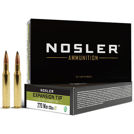 270 Winchester 130 Grain E-Tip  20 Rounds