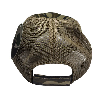 Midsouth Shooters Original Bottomland Camo Traditional Hat With Tan Mesh Back (Slightly Distressed)