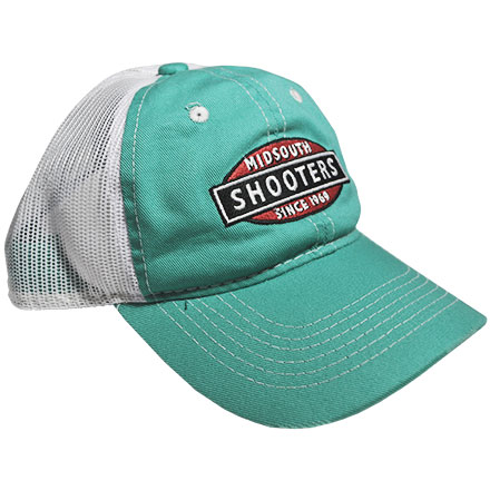 Seafoam Green Midsouth Shooters Frayed Hat With White Mesh Back